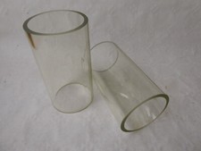 Glaszylinder ohne Boden für Windlicht usw. Ersatzglas Echtglas Höhe 50 mm Ø 40