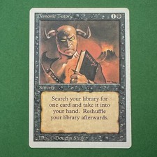 MTG – Dämonischer Tutor / Demonic Tutor – Unlimited – EN – GD