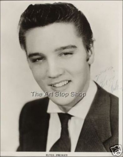 Elvis presley autogrammfoto - elvis,