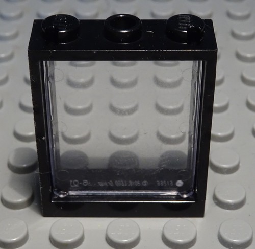 Lego fenster 1x3x3 schwarz mit - fenster,