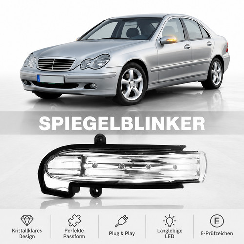 Led blinklicht spiegelblinker - led,