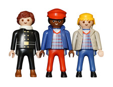 Playmobil Figur Zug Bahnhof