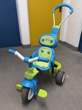 Smoby Dreirad mit Lenkstange und Sicherheitsgurt, Kunststoff