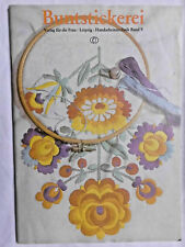 Buntstickerei Handarbeit