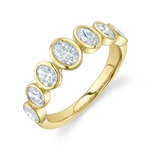 14k gelbgold oval diamant - 14k,