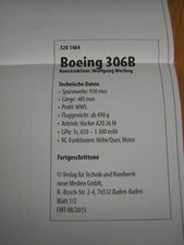 Bauplan Boeing 306 B, Blatt