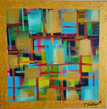 Abstrakte Kunst Acryl auf