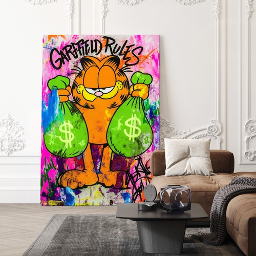 Pop art garfield rules geld - rules,