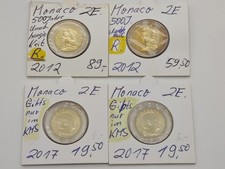 Monaco 4 Tlg. Konvolut mit  2