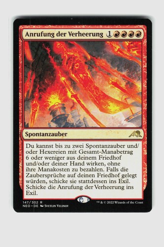 Mtg invoke calamity anrufung - -, calamity/anrufung