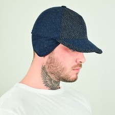 Bugatti Winter Basecap - Herren Schirmmütze Wintercap Kappe Cappy - Ohrenklappen
