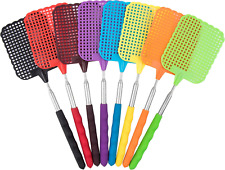 8 Fliegenklatsche Ausziehbar Stabil Teleskop Fliegen Wespen Mücken Insekten