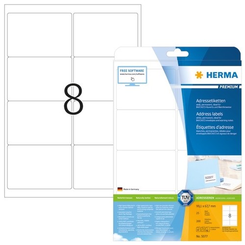 Herma 5077 adressetiketten - herma,