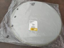 Neues Remo Ambassador Suede White Fell 20" Drumhead
