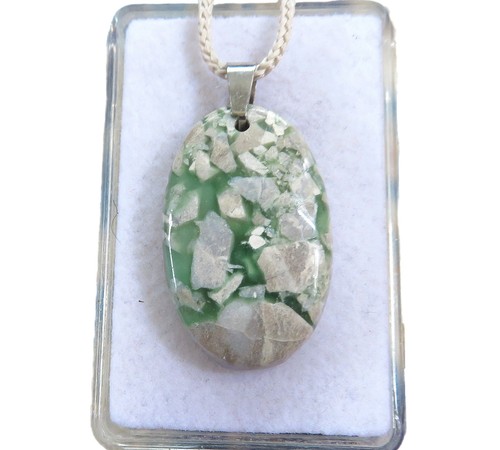 Variscit cabochon anhänger - variscit,