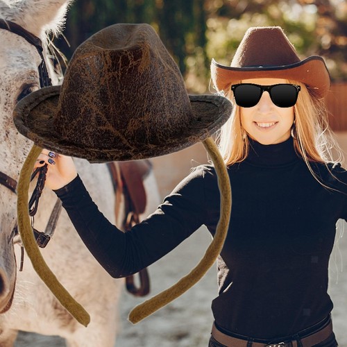 Cowboyhut-Stirnband