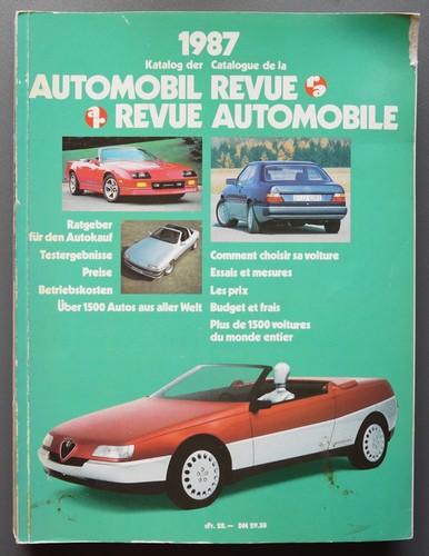 Katalog automobilrevue 1987 - katalog,