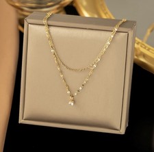 Edelstahl Goldfarbene Layer