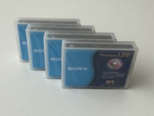 4x Sony Premium 120p 4GB Data Cartridge "NEU / NEW"