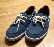 HILFIGER Docksider Bootsschuhe blau Gr. 42   A212