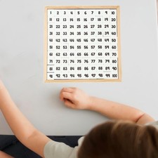 Montessori 1-100 Zahlenbrett