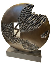 Skulptur, Aluminium abstrakt