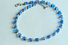 Glasperlen Halskette