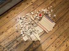 Murmelbahn Kugelbahn aus Holz