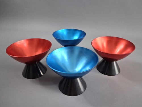 4er set eisbecher ddr 70er - eisbecher,