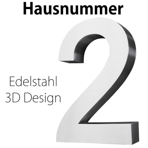 Edelstahl hausnummer cm - edelstahl,
