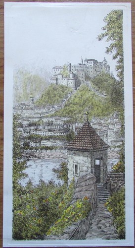 Landschaft mit burg - landschaft,