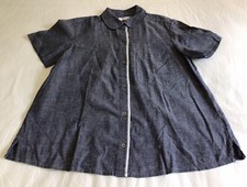 TOAST - Damen blau Baumwolle