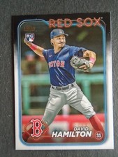 US MLB Baseball Karte: 2024 David Hamilton - Boston Red Sox