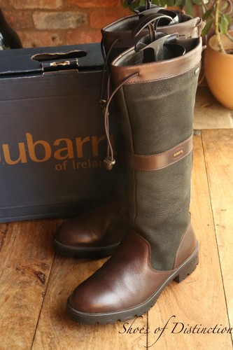 Dubarry braun leder navy - navy, nubuk