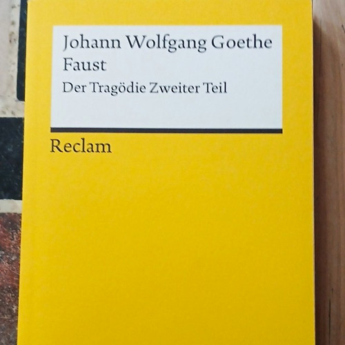 Reclam goethe faust der - reclam,