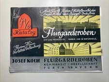 Ca. 1930 Katalog Josef Koch Fürth Flurgarderoben / Möbel Spiegel Prospekt