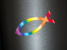 1 x Aufkleber Jesus Fisch