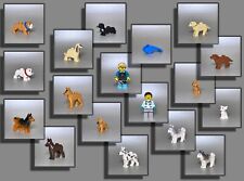 LEGO® Tiere Hund Bulldogge Labrador Schäferhund Dackel Chihuahua Husky Welpen