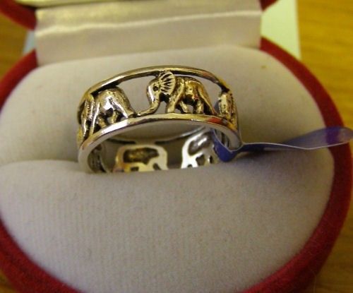 Elefantenherde ring 925 - ring, .925