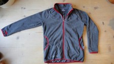 elkline Fleecejacke Jacke Jacke Gr. 152 158 grau rot Outdoorjacke 