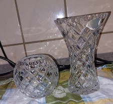 2 Bleikristall Vasen, Bohemia