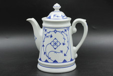 Winterling Strohblume / Indisch Blau Kaffeekanne Kanne aus Porzellan H 21 cm