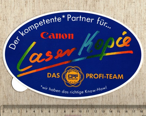 Aufkleber sticker canon laser - canon,