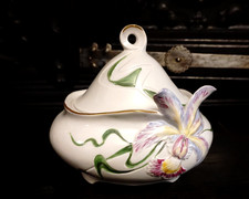 Scheibe-Alsbach Porzellan  Zuckerdose Deckeldose Jugendstil