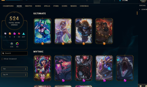 Lol account euw - account, all
