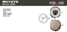 Miyota 2S60 Uhrwerk / Quarz / incl. Batterie / Neu