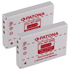 2 x Patona Akku für Aldi Traveler Slimline X4, X5, X6, SuperSlim XS7 - NP-900