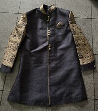Indisches Gewand, Herren, längeres Jacket, handgenäht, Gr. 42, mit Hose