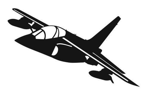Alpha jet aufkleber - jet,