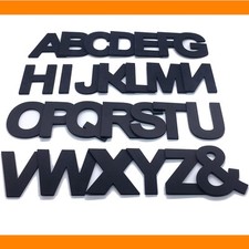 3D Klebe Buchstabe 9 cm Wandbuchstabe Deko Tür Schrift Aufkleber Alphabet Logo